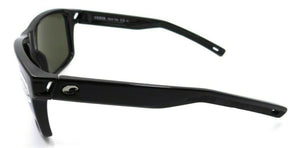 Costa Del Mar Sunglasses Slack Tide Shiny Black / Blue Mirror 580G Glass