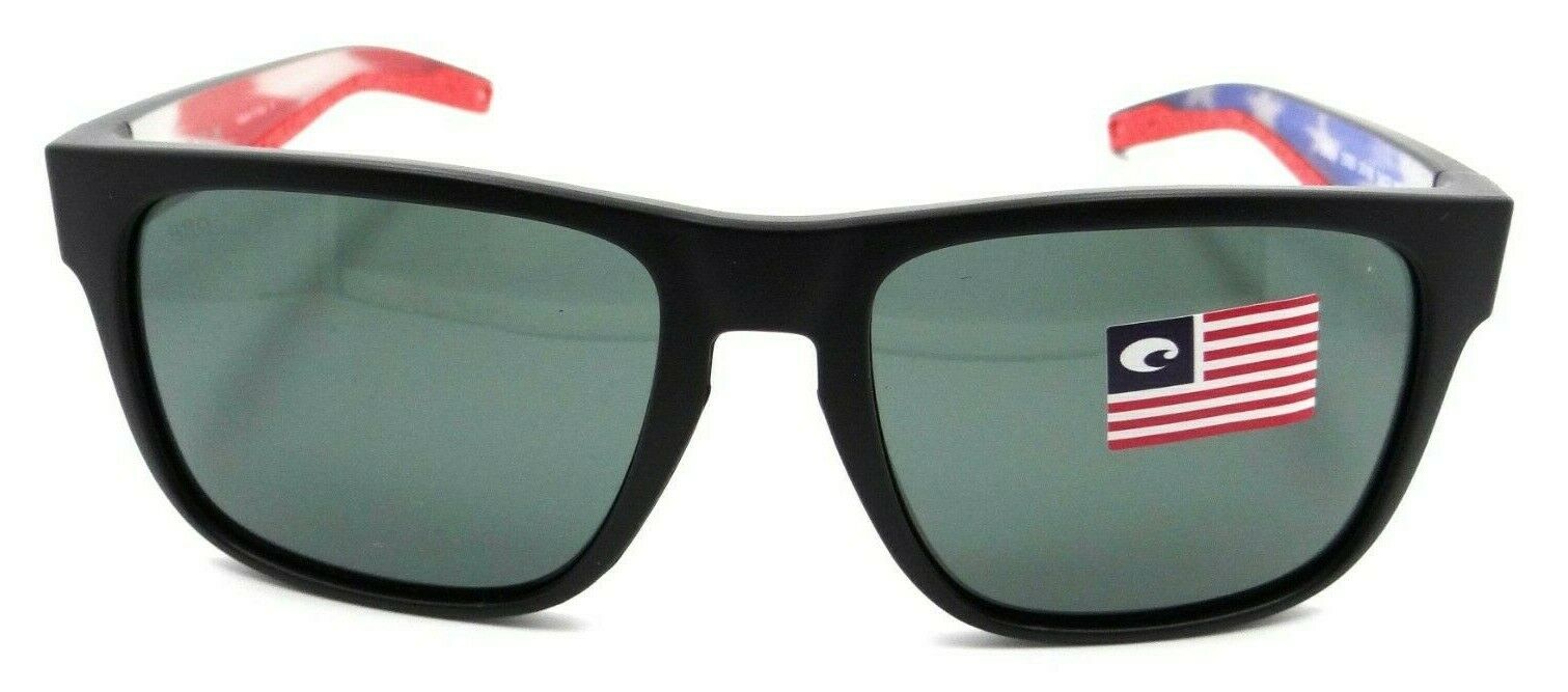 Costa Del Mar Sunglasses Spearo 56-17-134 Matte USA Black / Gray 580G Glass-097963855914-classypw.com-2