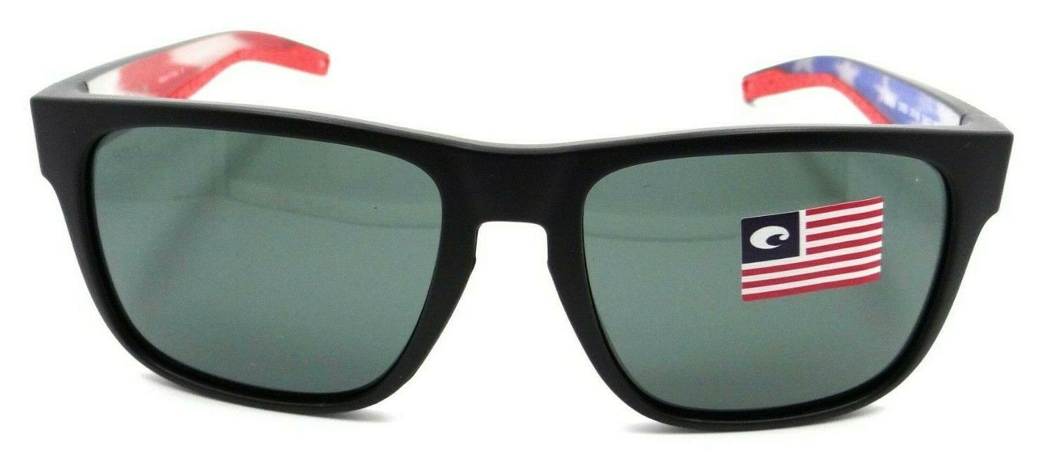 Costa Del Mar Sunglasses Spearo 56-17-134 Matte USA Black / Gray 580G Glass-097963855914-classypw.com-1
