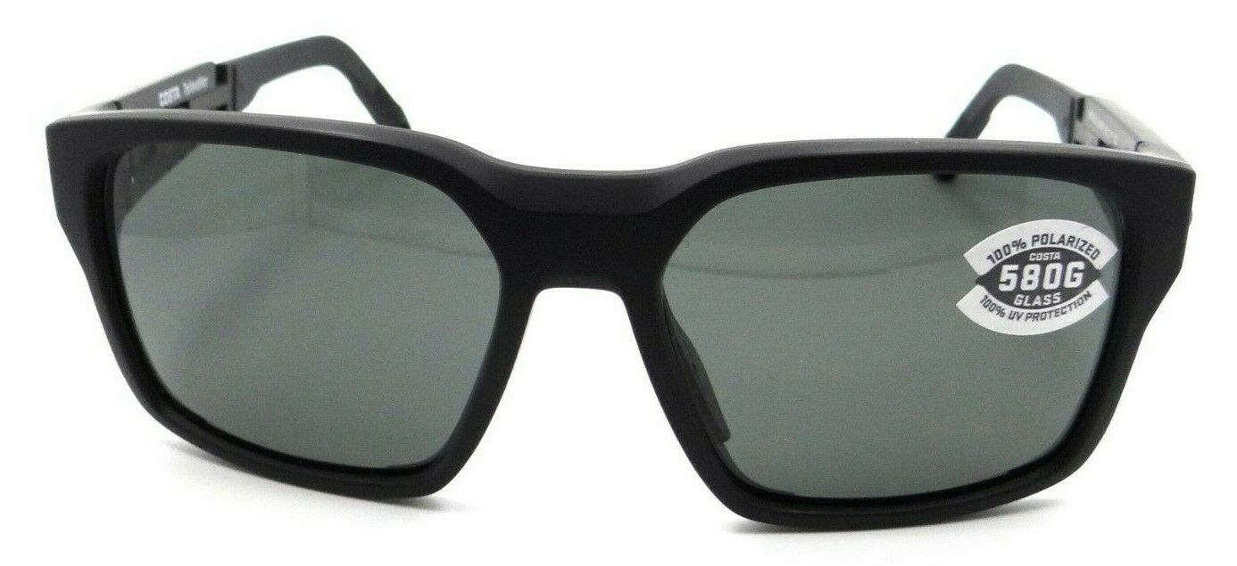 Costa Del Mar Sunglasses Tailwalker 56-17-120 Matte Black / Gray 580G Glass-0097963844659-classypw.com-2