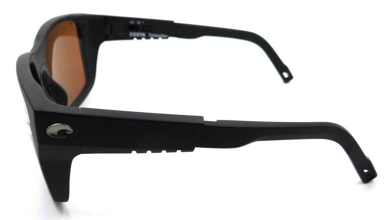 Costa Del Mar Sunglasses Tailwalker 56-17-120 Matte Black / Green Mirror 580G-0097963844673-classypw.com-3