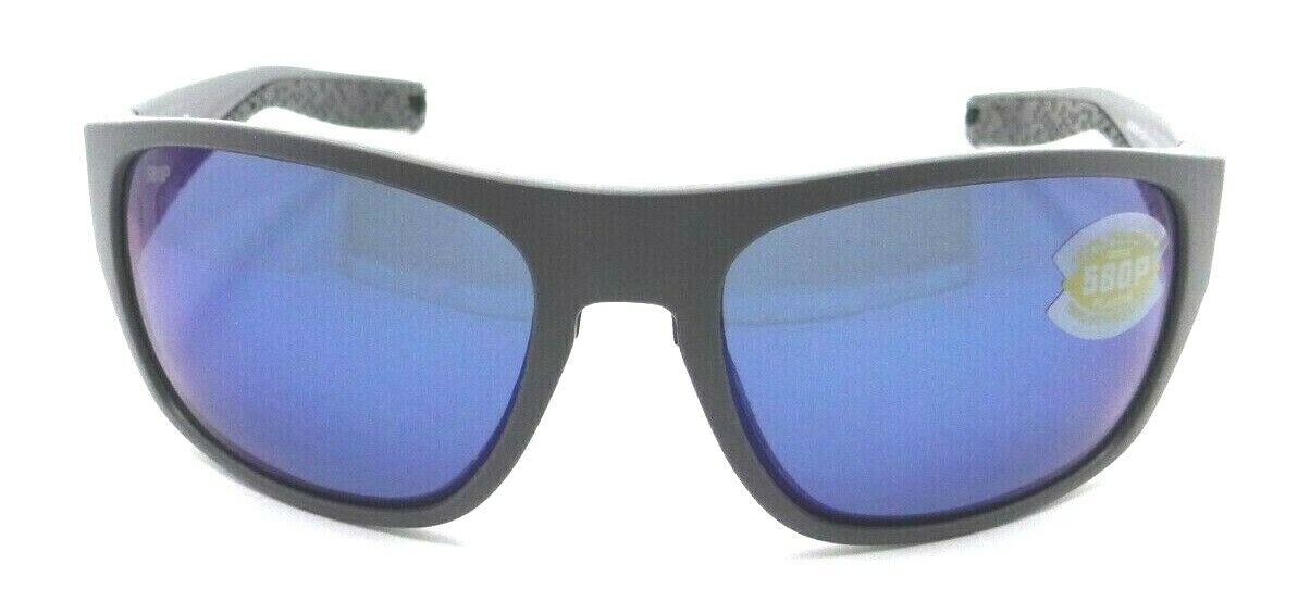 Costa Del Mar Sunglasses Tico 06S9036-1260 60-17-119 Matte Gray/Blue Mirror 580P-097963812573-classypw.com-2
