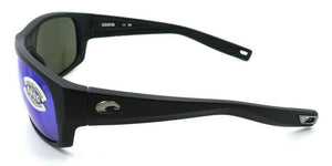 Costa Del Mar Sunglasses Tico 60-17-119 Matte Black / Blue Mirror 580G Glass