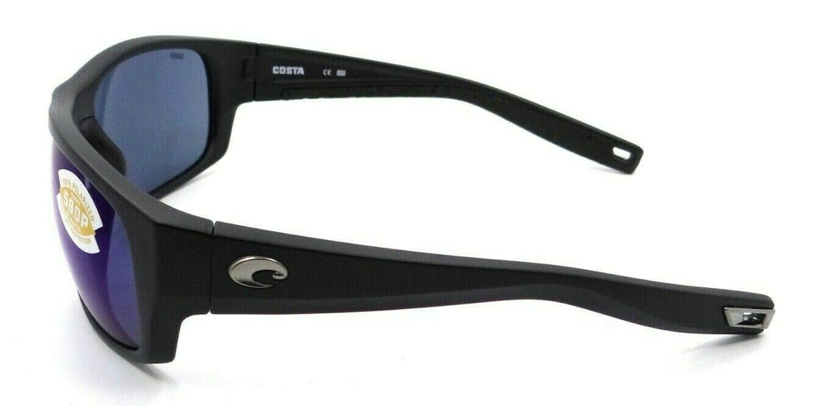 Costa Del Mar Sunglasses Tico 60-17-119 Matte Black / Blue Mirror 580P-097963812375-classypw.com-3