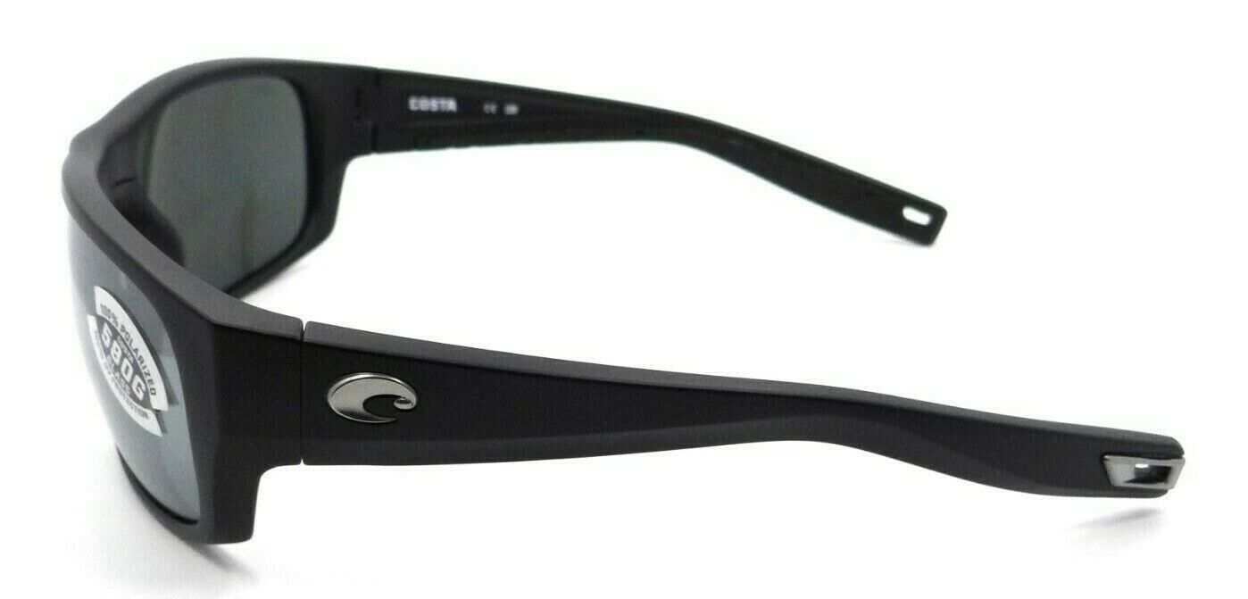 Costa Del Mar Sunglasses Tico 60-17-119 Matte Black / Gray Silver Mirror 580G