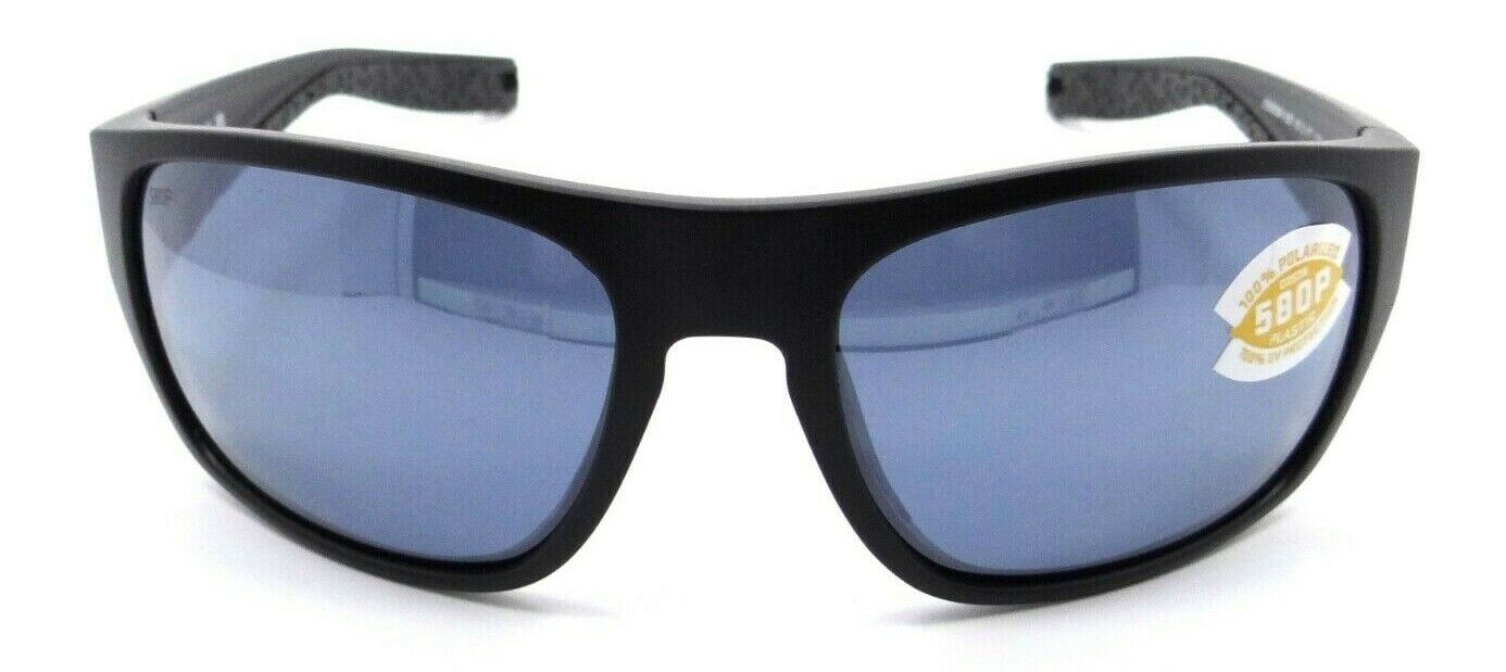 Costa Del Mar Sunglasses Tico 60-17-119 Matte Black / Gray Silver Mirror 580P-097963812429-classypw.com-2