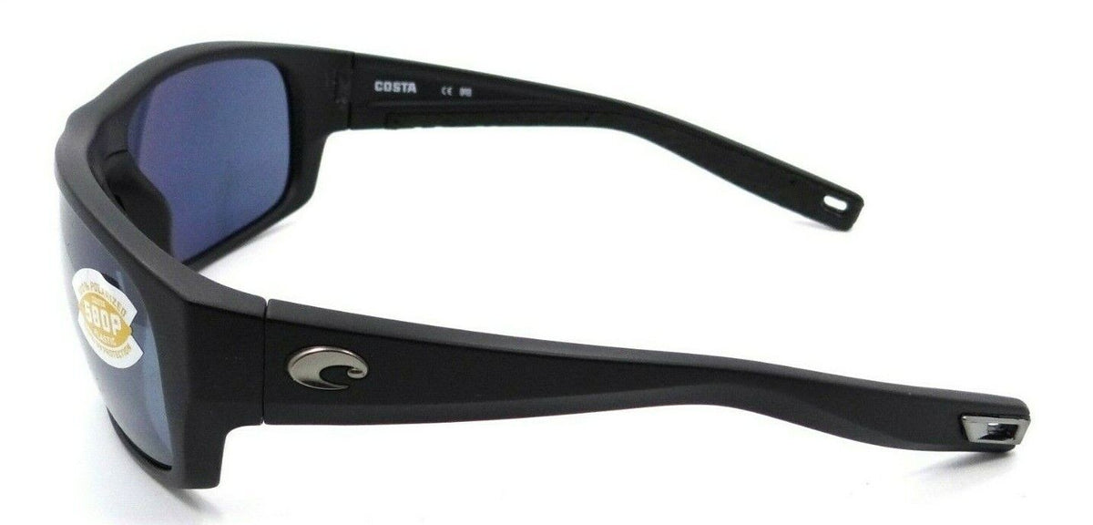Costa Del Mar Sunglasses Tico 60-17-119 Matte Black / Gray Silver Mirror 580P-097963812429-classypw.com-3