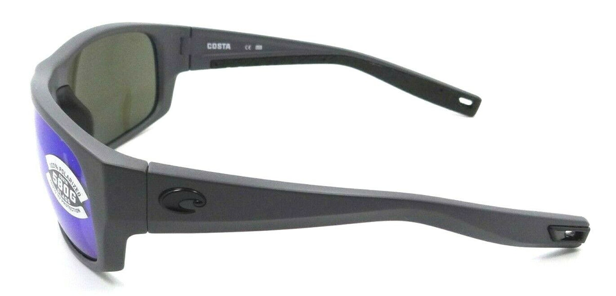 Costa Del Mar Sunglasses Tico 60-17-119 Matte Gray / Blue Mirror 580G Glass-0097963818681-classypw.com-3