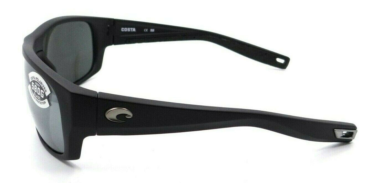 Costa Del Mar Sunglasses Tico TCO 11 Matte Black / Gray Silver Mirror 580G Glass-097963818629-classypw.com-3