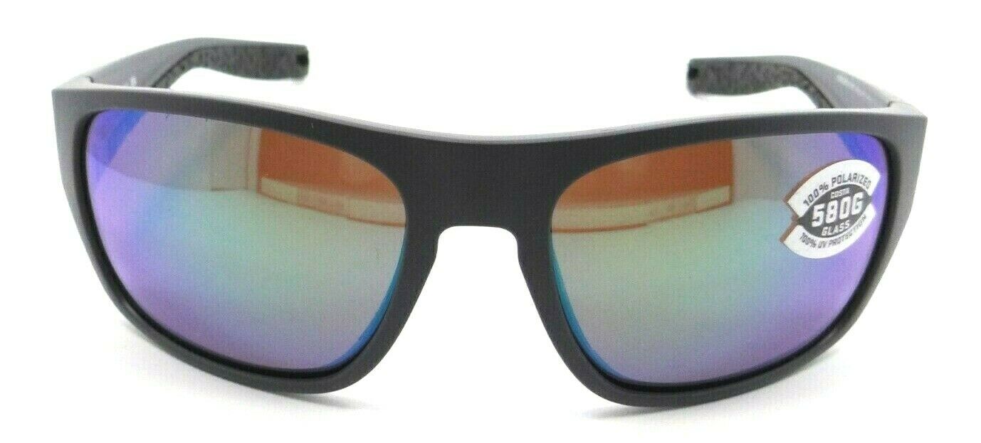 Costa Del Mar Sunglasses Tico TCO 98 Matte Gray / Green Mirror 580G Glass-097963818711-classypw.com-2