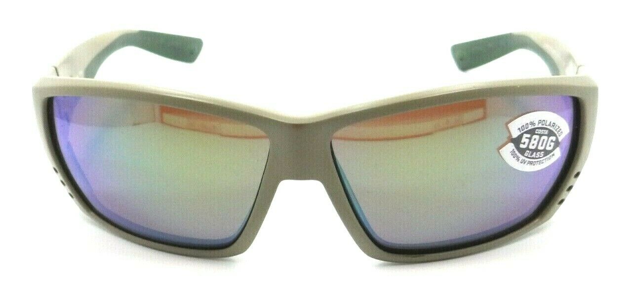 Costa Del Mar Sunglasses Tuna Alley 62-11-115 Matte Sand /Blue Mirror 580G Glass-0097963808668-classypw.com-2