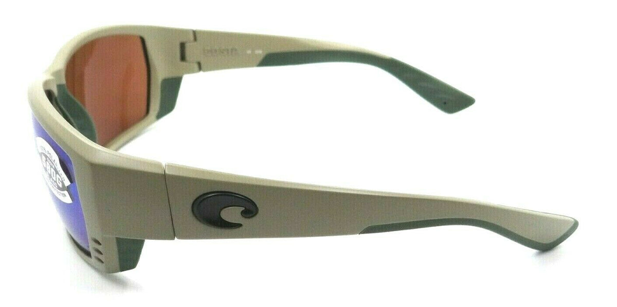 Costa Del Mar Sunglasses Tuna Alley 62-11-115 Matte Sand /Blue Mirror 580G Glass-0097963808668-classypw.com-3