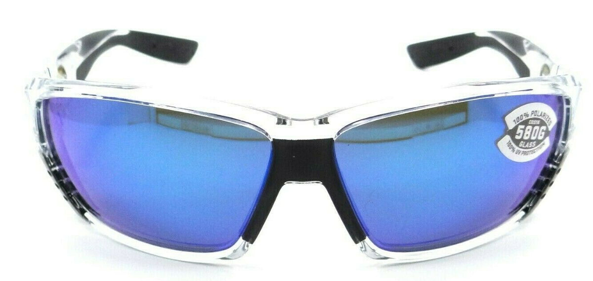 Costa Del Mar Sunglasses Tuna Alley 62-11-125 Crystal / Blue Mirror 580G Glass-097963497992-classypw.com-2
