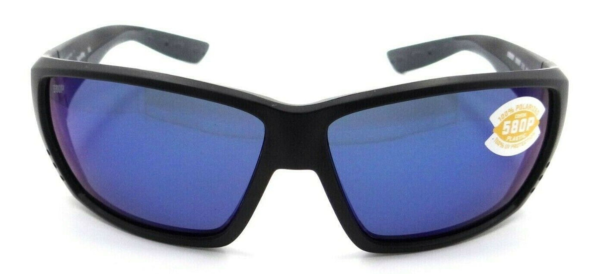 Costa Del Mar Sunglasses Tuna Alley 62-11-125 Matte Black / Blue Mirror 580P-097963517010-classypw.com-2