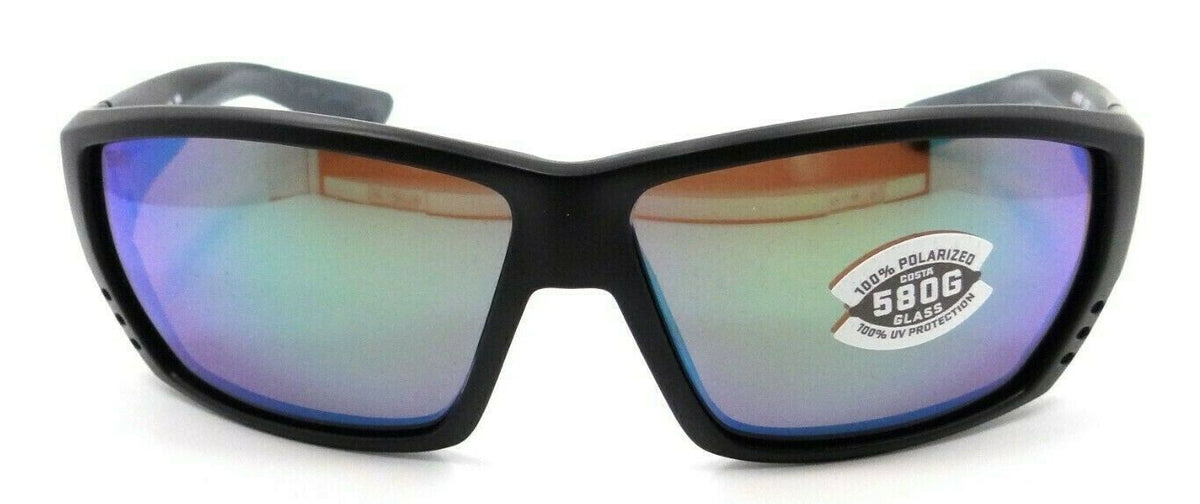 Costa Del Mar Sunglasses Tuna Alley 62-11-125 Matte Black / Green Mirror 580G-0097963497794-classypw.com-2