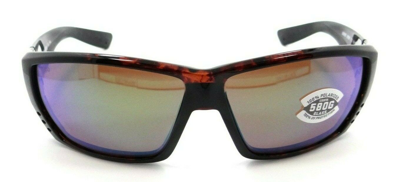 Costa Del Mar Sunglasses Tuna Alley 62-11-125 Tortoise / Green Mirror 580G Glass-0097963497671-classypw.com-2