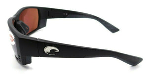 Costa Del Mar Sunglasses Tuna Alley Matte Black / Silver Mirror 580P Global Fit