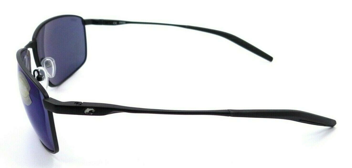 Costa Del Mar Sunglasses Turret 63-15-128 Matte Black / Blue Mirror 580P-097963809184-classypw.com-3