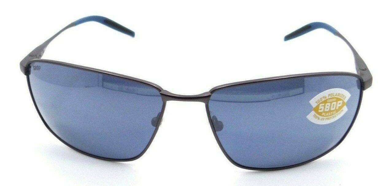 Costa Del Mar Sunglasses Turret Matte Dark Gunmetal / Gray Silver Mirror 580P-097963809238-classypw.com-2