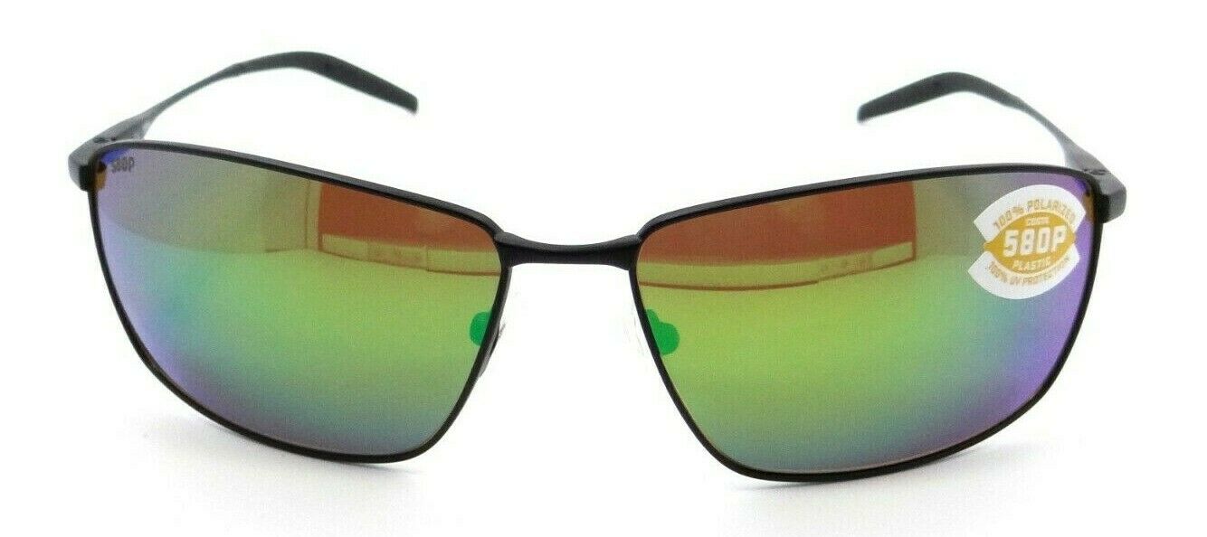 Costa Del Mar Sunglasses Turret TRT 11 OGMP Matte Black / Green Mirror 580P-0097963809290-classypw.com-1