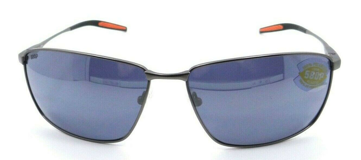 Costa Del Mar Sunglasses Turret TRT 228 Matte Silver / Gray Silver Mirror 580P-097963809245-classypw.com-2