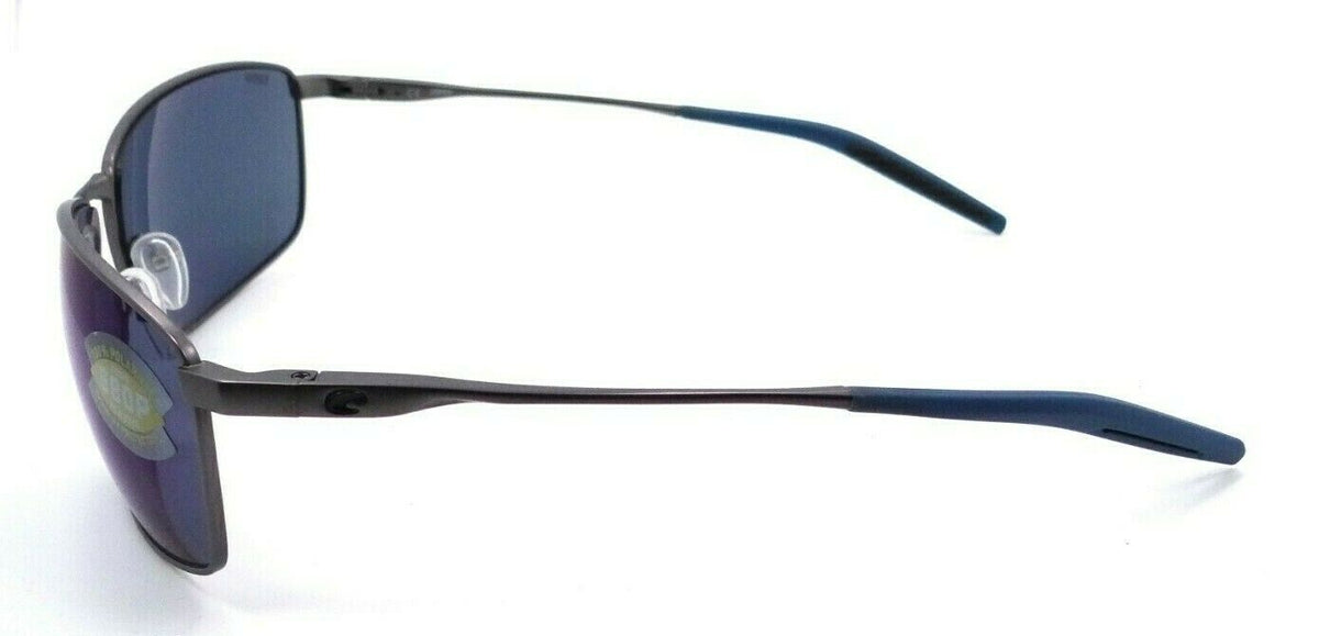 Costa Del Mar Sunglasses Turret TRT 247 Matte Dark Gunmetal / Blue Mirror 580P-097963809191-classypw.com-3