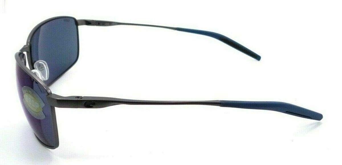 Costa Del Mar Sunglasses Turret TRT 247 Matte Dark Gunmetal / Blue Mirror 580P-097963809191-classypw.com-3