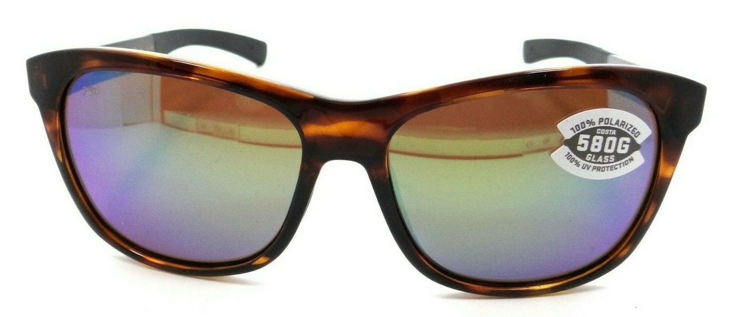 Costa Del Mar Sunglasses Vela 56-15-131 Shiny Tortoise / Green Mirror 580G Glass-097963838245-classypw.com-2