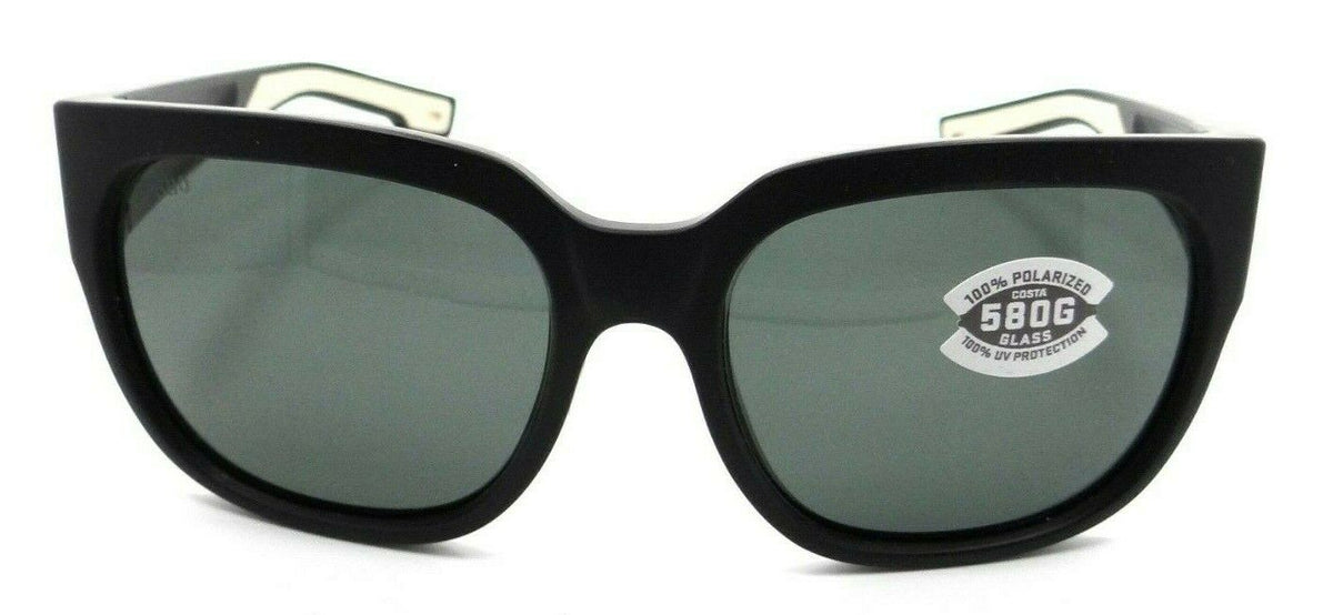 Costa Del Mar Sunglasses Waterwoman 2 II 58-18-132 Matte Black / Gray 580G Glass-097963845144-classypw.com-2
