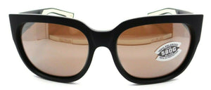 Costa Del Mar Sunglasses Waterwoman 2 II Matte Black / Copper Silver Mirror 580G