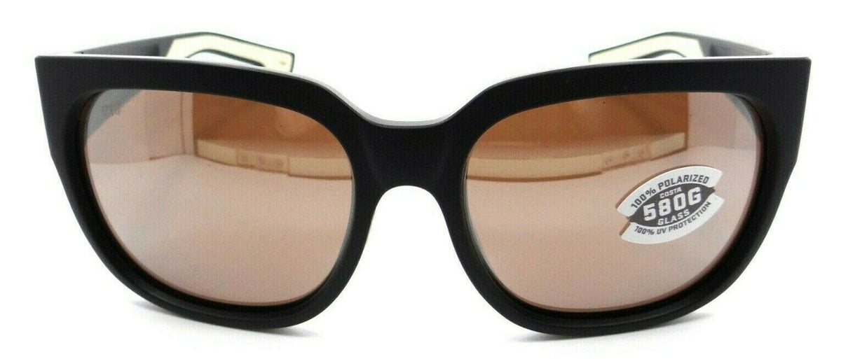 Costa Del Mar Sunglasses Waterwoman 2 II Matte Black / Copper Silver Mirror 580G-097963845168-classypw.com-2