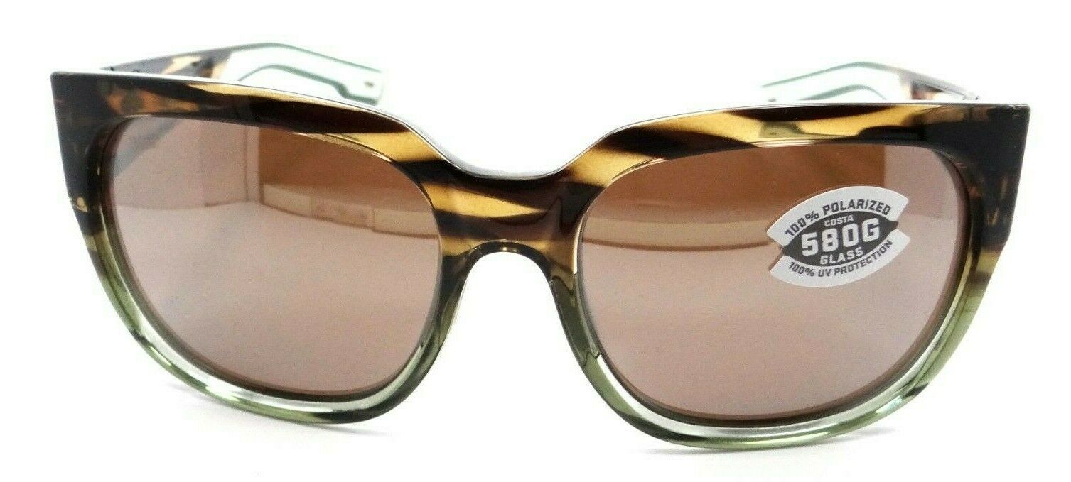 Costa Del Mar Sunglasses Waterwoman 2 II Ocean Jade / Copper Silver Mirror 580G