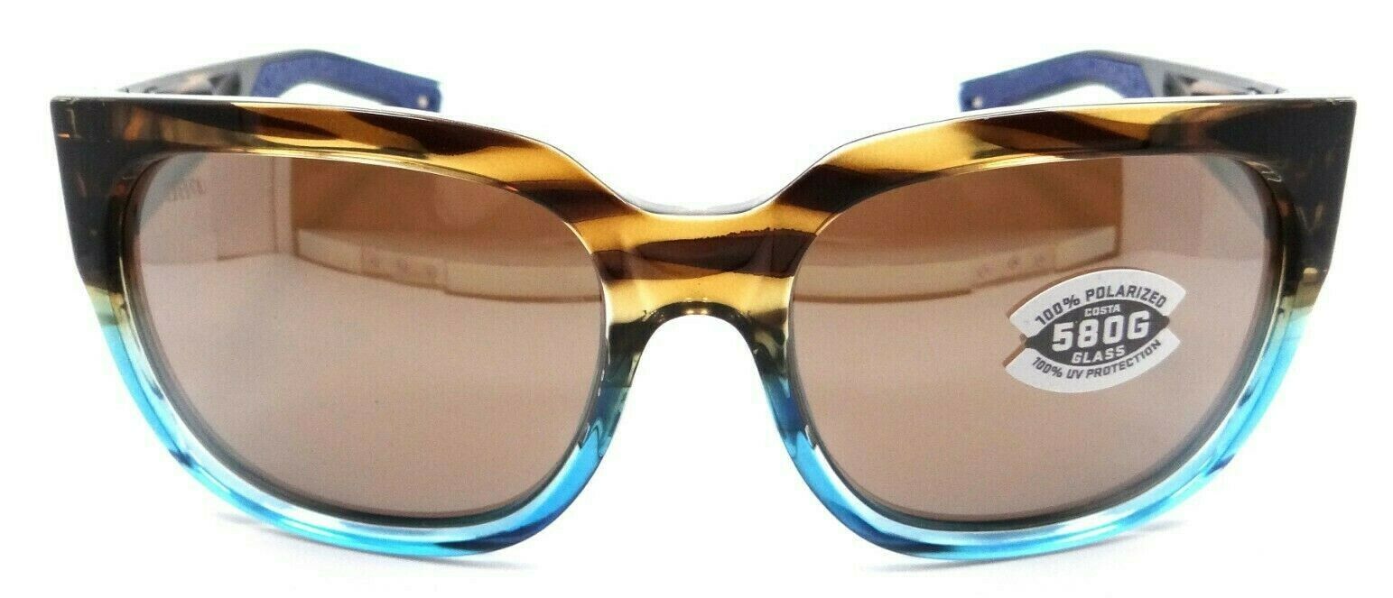 Costa Del Mar Sunglasses Waterwoman 2 II Shiny Wahoo / Copper Silver Mirror 580G-097963845113-classypw.com-2