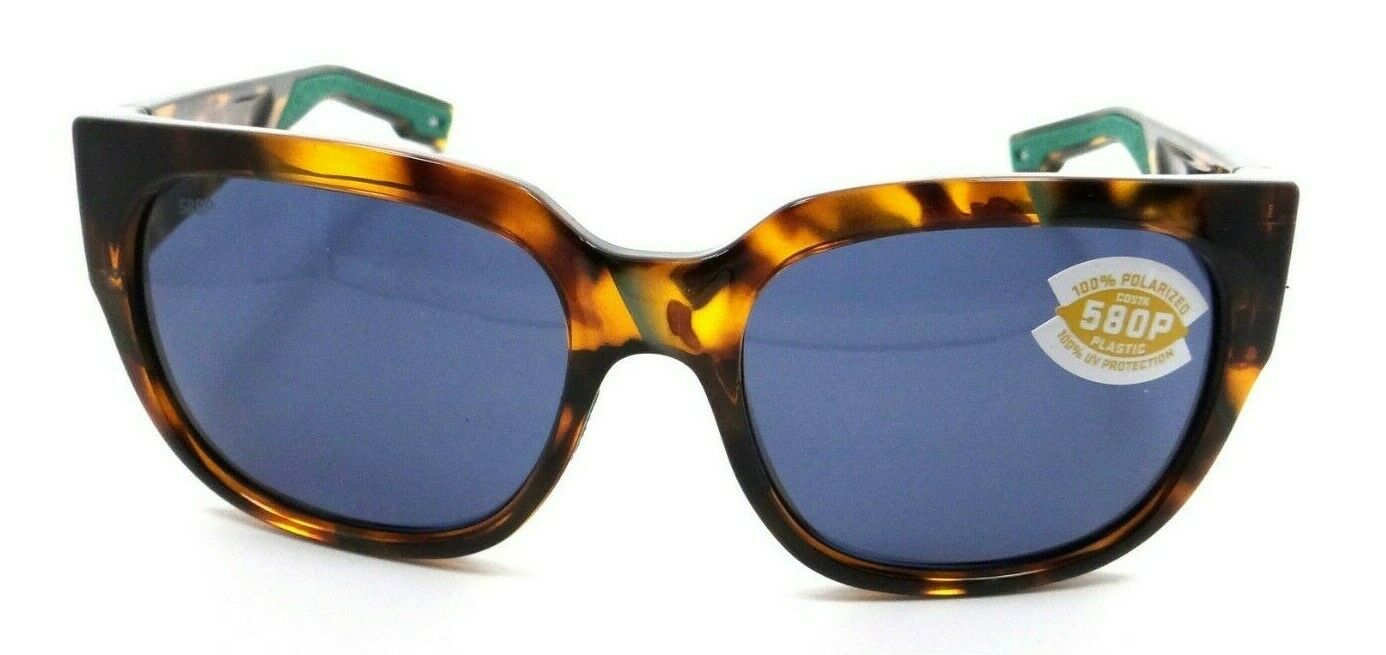 Costa Del Mar Sunglasses Waterwoman 55-17-131 Shiny Palm Tortoise / Gray 580P-097963812764-classypw.com-2