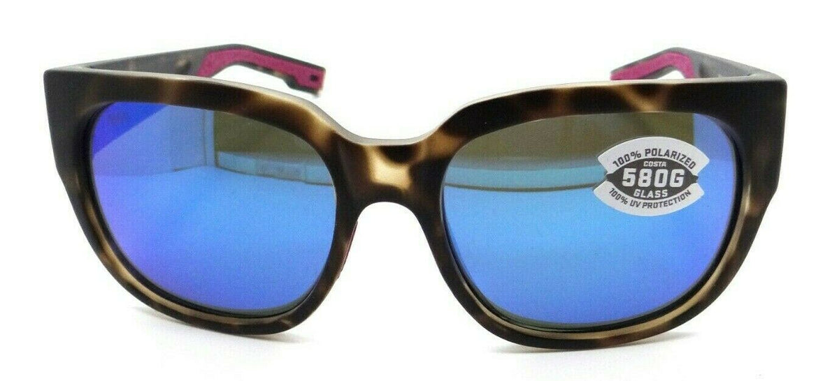 Costa Del Mar Sunglasses Waterwoman Matte Shadow Tortoise / Blue Mirror 580G-097963818759-classypw.com-2