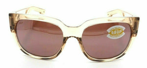 Costa Del Mar Sunglasses Waterwoman Shiny Blonde Crystal / Silver Mirror 580P