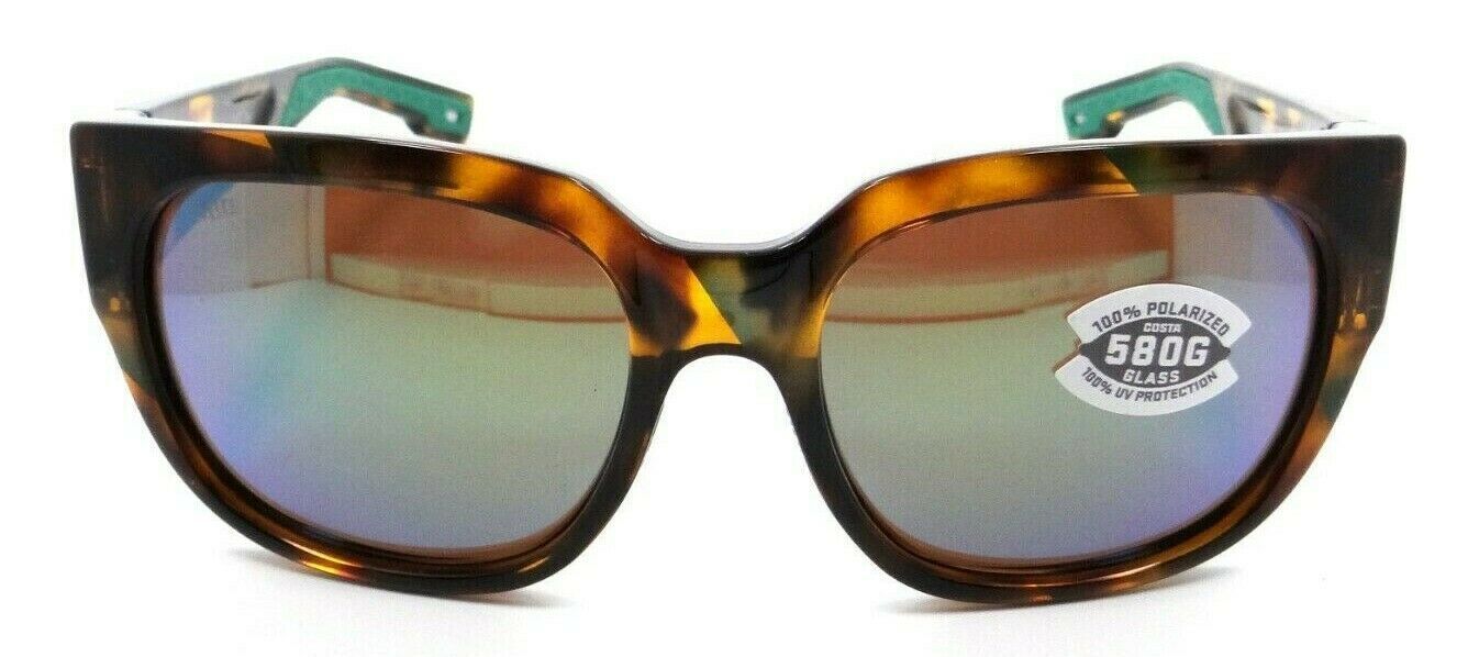 Costa Del Mar Sunglasses Waterwoman Shiny Palm Tortoise /Green Mirror 580G Glass-097963818797-classypw.com-2
