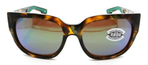 Costa Del Mar Sunglasses Waterwoman Shiny Palm Tortoise /Green Mirror 580G Glass