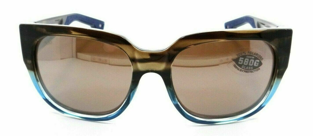 Costa Del Mar Sunglasses Waterwoman Shiny Wahoo /Copper Silver Mirror 580G Glass-097963818841-classypw.com-2