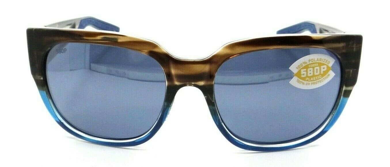 Costa Del Mar Sunglasses Waterwoman Shiny Wahoo / Gray Silver Mirror 580P-097963812801-classypw.com-2