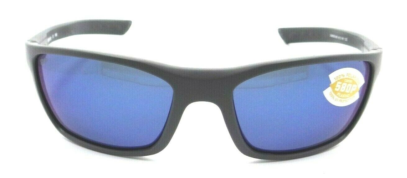 Costa Del Mar Sunglasses Whitetip 58-16-122 Matte Gray / Blue Mirror 580P-097963556613-classypw.com-2