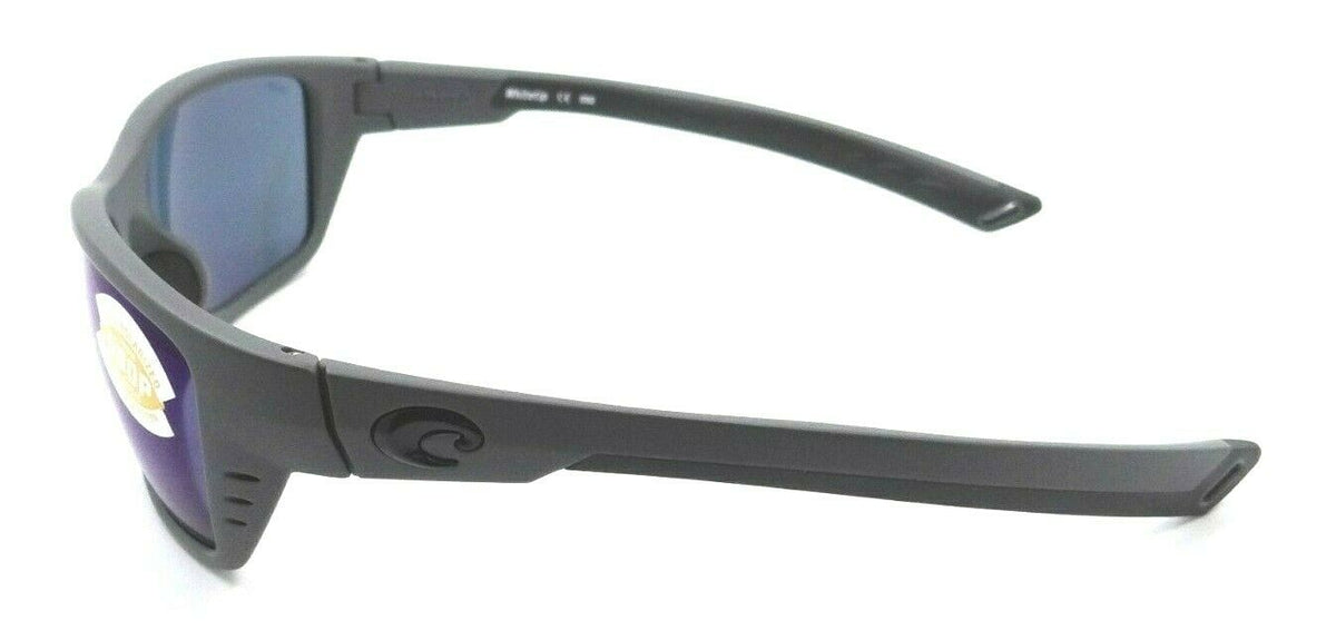 Costa Del Mar Sunglasses Whitetip 58-16-122 Matte Gray / Blue Mirror 580P-097963556613-classypw.com-3