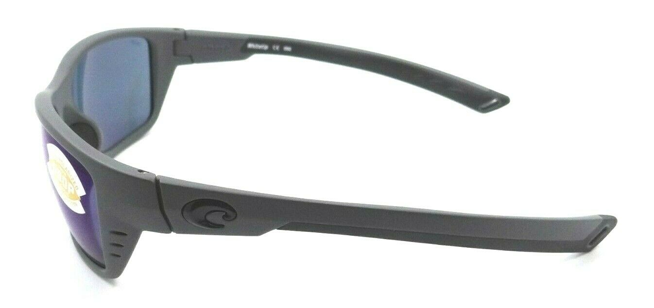Costa Del Mar Sunglasses Whitetip 58-16-122 Matte Gray / Blue Mirror 580P-097963556613-classypw.com-3