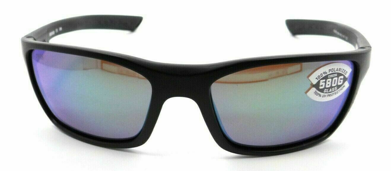 Costa Del Mar Sunglasses Whitetip 58-18-122 Blackout / Green Mirror 580G Glass