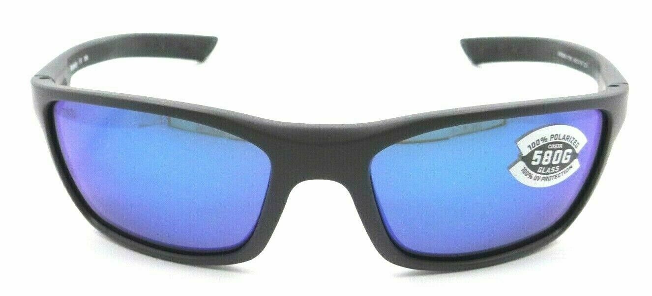 Costa Del Mar Sunglasses Whitetip 58-18-122 Matte Gray / Blue Mirror 580G Glass-0097963556637-classypw.com-2