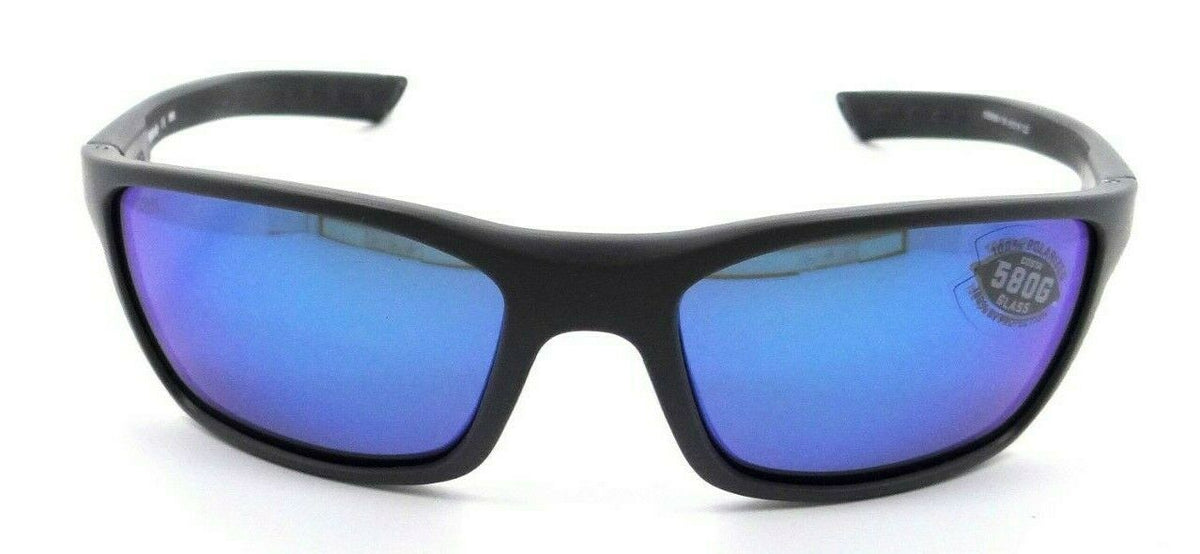 Costa Del Mar Sunglasses Whitetip 58-18-122 Matte Gray / Blue Mirror 580G Glass-097963556637-classypw.com-2