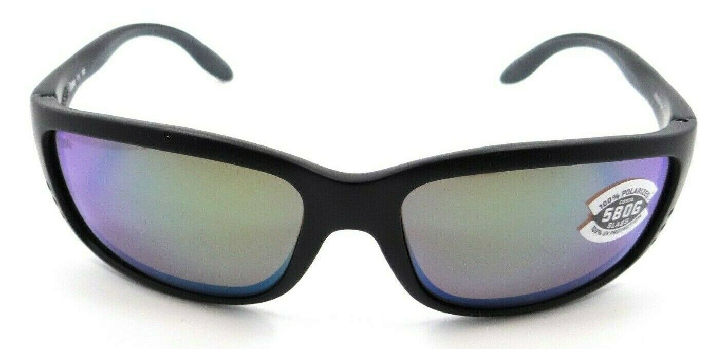Costa Del Mar Sunglasses Zane 61-17-121 Black / Green Mirror 580G Glass-097963468565-classypw.com-1