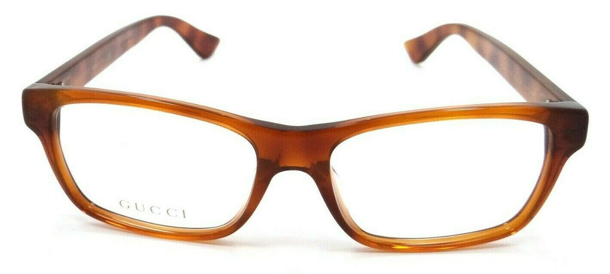 Gucci Eyeglasses Frames GG0006OA 006 55-17-150 Havana Made in Italy-889652122854-classypw.com-2