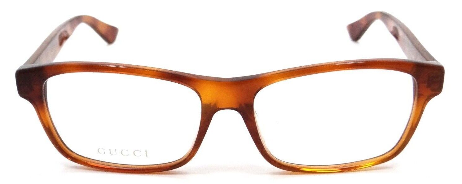 Gucci Eyeglasses Frames GG0006OA 012 57-17-150 Havana Made in Italy-889652123332-classypw.com-1