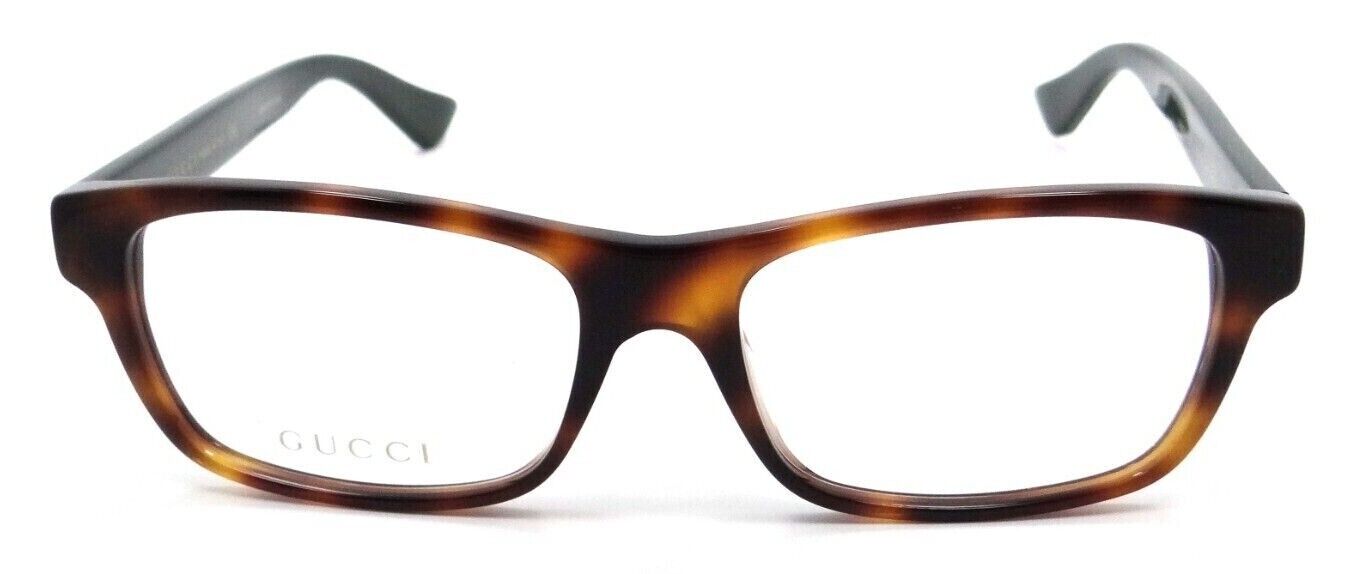 Gucci Eyeglasses Frames GG0006OA 013 55-17-150 Havana / Green Made in Italy-889652154855-classypw.com-2